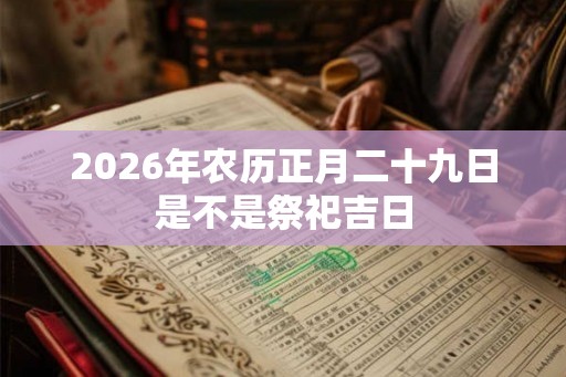 2026年农历正月二十九日是不是祭祀吉日 2026年农历正月二十九日是不是祭祀吉日