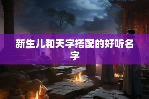 新生儿和天字搭配的好听名字