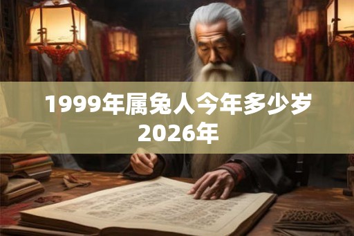 1999年属兔人今年多少岁2026年