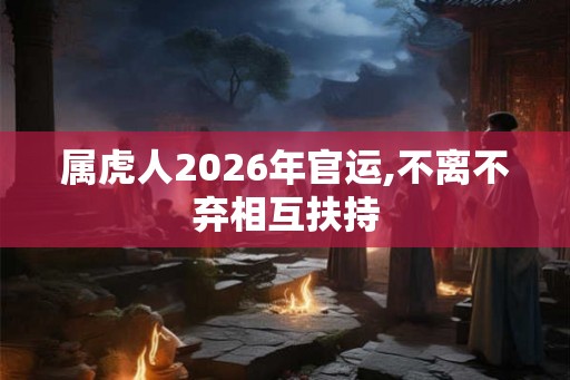 属虎人2026年官运,不离不弃相互扶持 属虎人2026年官运,不离不弃相互扶持