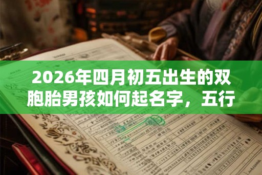 2026年四月初五出生的双胞胎男孩如何起名字,五行属什么 2026年四月初五出生的双胞胎男孩如何起名字,五行属什么