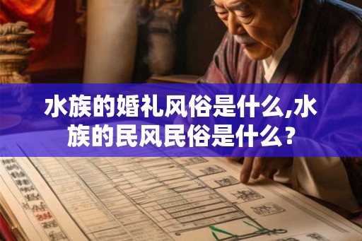 水族的婚礼风俗是什么,水族的民风民俗是什么？
