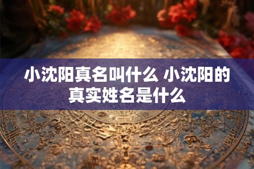 小沈阳真名叫什么 小沈阳的真实姓名是什么