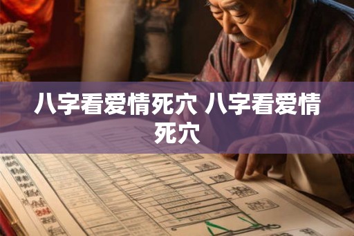 八字看爱情死穴 八字看爱情死穴