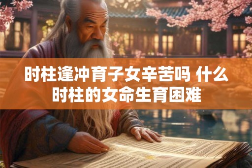 时柱逢冲育子女辛苦吗 什么时柱的女命生育困难