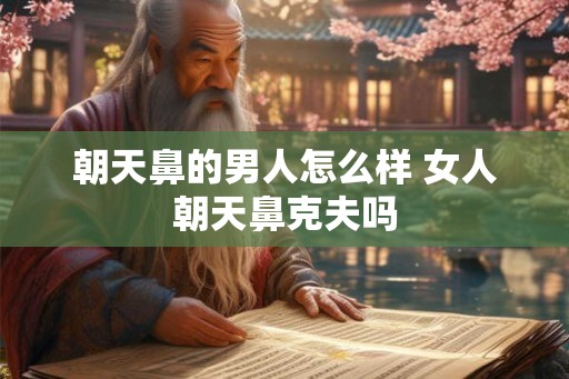 朝天鼻的男人怎么样 女人朝天鼻克夫吗