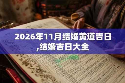 2026年11月结婚黄道吉日,结婚吉日大全