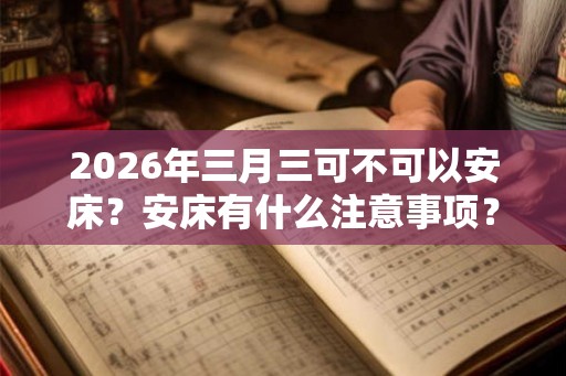 2026年三月三可不可以安床？安床有什么注意事项？