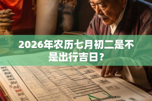 2026年农历七月初二是不是出行吉日？