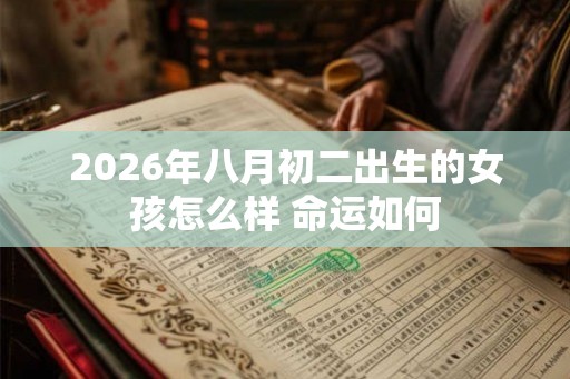 2026年八月初二出生的女孩怎么样 命运如何 2026年八月初二出生的女孩怎么样 命运如何