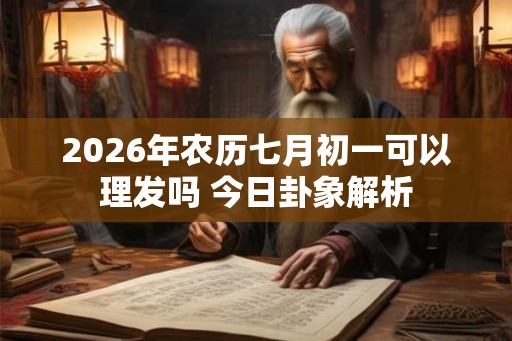 2026年农历七月初一可以理发吗 今日卦象解析 2026年农历七月初一可以理发吗 今日卦象解析