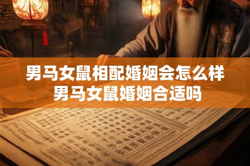 男马女鼠相配婚姻会怎么样 男马女鼠婚姻合适吗