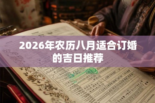 2026年农历八月适合订婚的吉日推荐