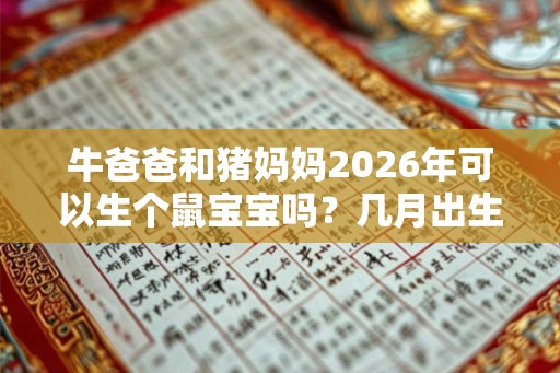 牛爸爸和猪妈妈2026年可以生个鼠宝宝吗?几月出生命好? 牛爸爸和猪妈妈2026年可以生个鼠宝宝吗?几月出生命好?