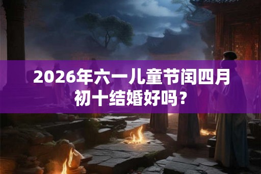 2026年六一儿童节闰四月初十结婚好吗? 2026年六一儿童节闰四月初十结婚好吗?