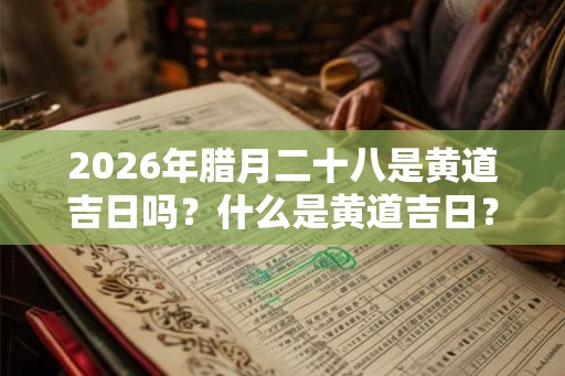 2026年腊月二十八是黄道吉日吗？什么是黄道吉日？