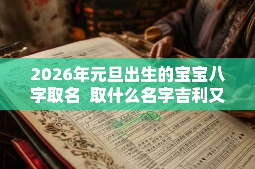 2026年元旦出生的宝宝八字取名  取什么名字吉利又好听