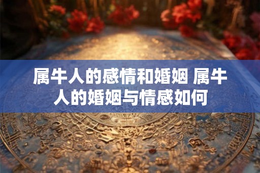 属牛人的感情和婚姻 属牛人的婚姻与情感如何