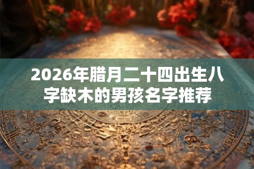 2026年腊月二十四出生八字缺木的男孩名字推荐