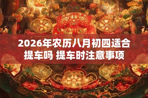 2026年农历八月初四适合提车吗 提车时注意事项