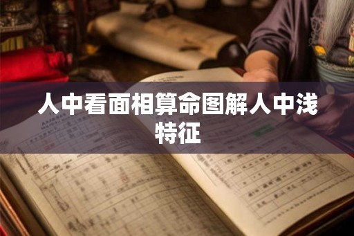 人中看面相算命图解人中浅特征