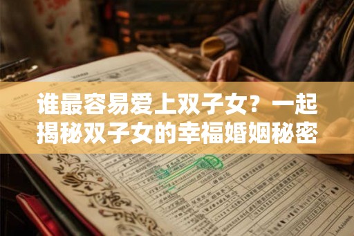 谁最容易爱上双子女？一起揭秘双子女的幸福婚姻秘密