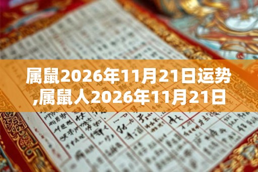 属鼠2026年11月21日运势,属鼠人2026年11月21日财运,生肖鼠2026年11月21日运势