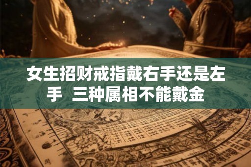 女生招财戒指戴右手还是左手 三种属相不能戴金 女生招财戒指戴右手还是左手 三种属相不能戴金