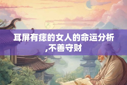 耳屏有痣的女人的命运分析,不善守财 耳屏有痣的女人的命运分析,不善守财