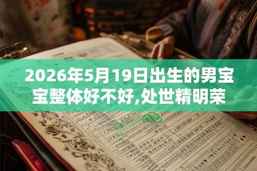 2026年5月19日出生的男宝宝整体好不好,处世精明荣华自珍