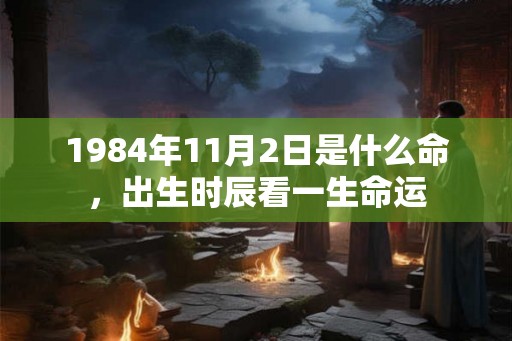 1984年11月2日是什么命，出生时辰看一生命运