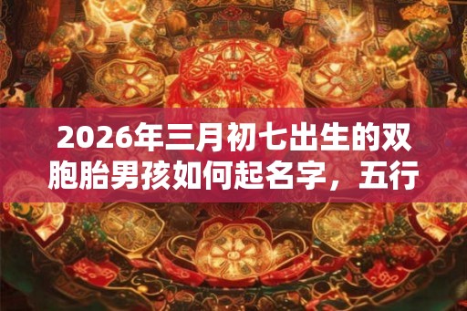 2026年三月初七出生的双胞胎男孩如何起名字,五行属什么 2026年三月初七出生的双胞胎男孩如何起名字,五行属什么