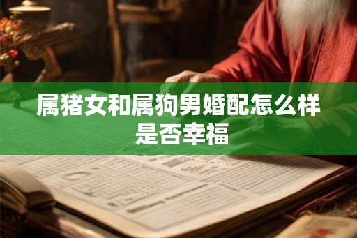 属猪女和属狗男婚配怎么样 是否幸福