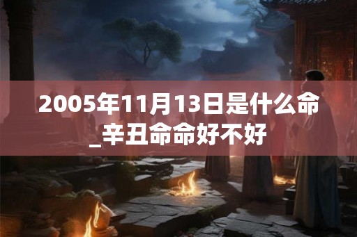 2005年11月13日是什么命_辛丑命命好不好 2005年11月13日是什么命_辛丑命命好不好