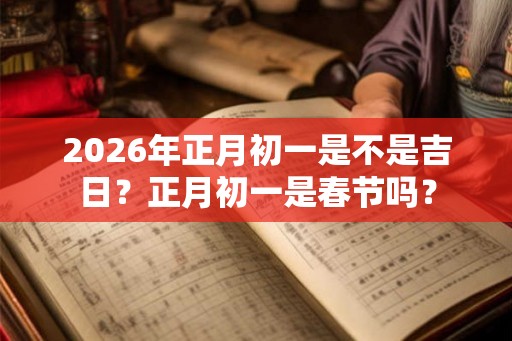 2026年正月初一是不是吉日？正月初一是春节吗？