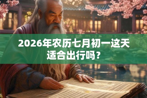 2026年农历七月初一这天适合出行吗？