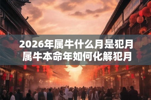 2026年属牛什么月是犯月 属牛本命年如何化解犯月 2026年属牛什么月是犯月 属牛本命年如何化解犯月