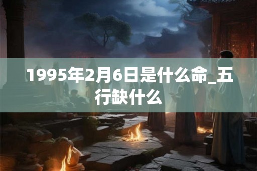 1995年2月6日是什么命_五行缺什么