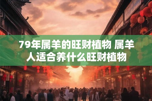 79年属羊的旺财植物 属羊人适合养什么旺财植物 79年属羊的旺财植物 属羊人适合养什么旺财植物