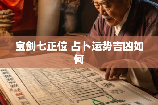 宝剑七正位 占卜运势吉凶如何