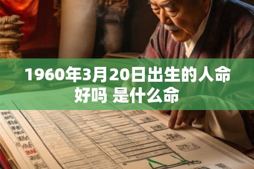 1960年3月20日出生的人命好吗 是什么命