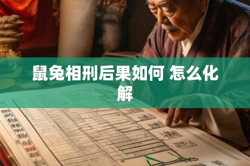 鼠兔相刑后果如何 怎么化解