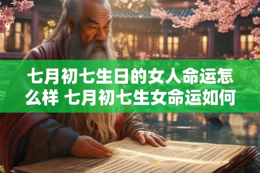 七月初七生日的女人命运怎么样 七月初七生女命运如何