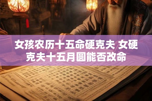 女孩农历十五命硬克夫 女硬克夫十五月圆能否改命
