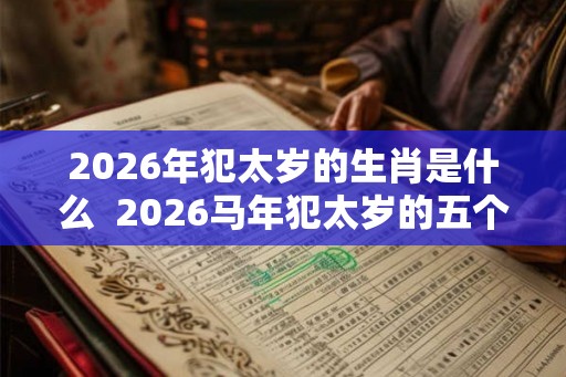 2026年犯太岁的生肖是什么  2026马年犯太岁的五个属相