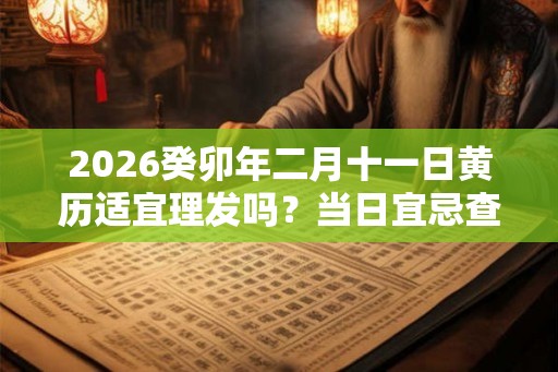2026癸卯年二月十一日黄历适宜理发吗？当日宜忌查询