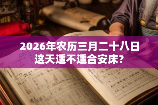 2026年农历三月二十八日这天适不适合安床？
