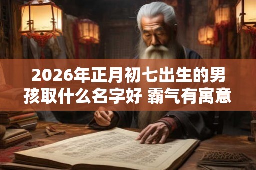 2026年正月初七出生的男孩取什么名字好 霸气有寓意的名字推荐