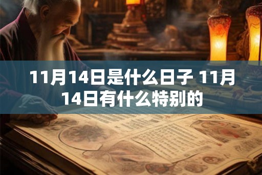 11月14日是什么日子 11月14日有什么特别的