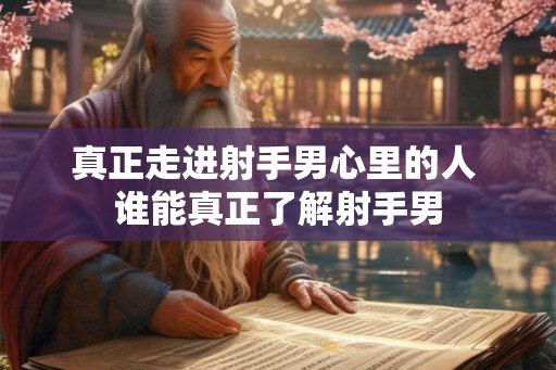 真正走进射手男心里的人 谁能真正了解射手男